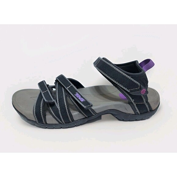Teva Tirra Strappy Sandals Women's Size 9 Hiking Outdoors Purple Black  Trail - Picture 3 of 10